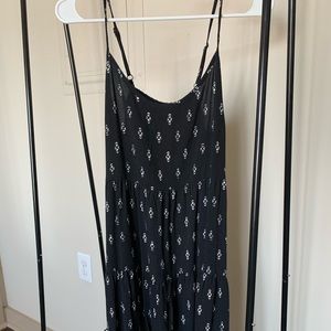 Black flowing dress